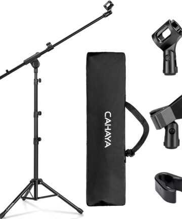 Pied de Microphone au Sol Mobile